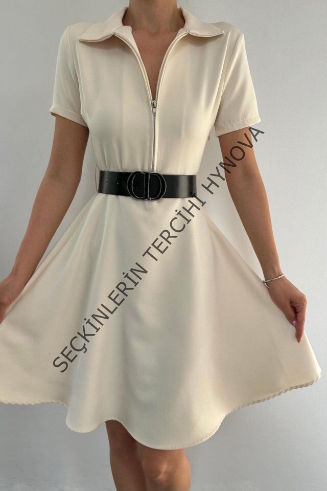 Kemik Kemerli Spor Elbise