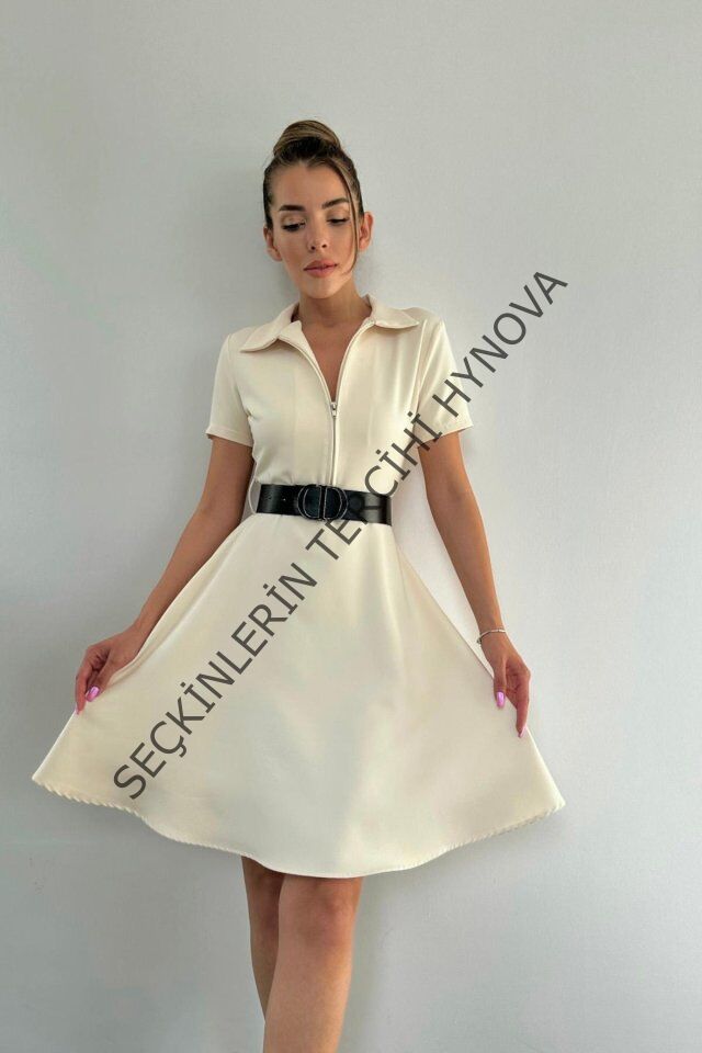 Kemik Kemerli Spor Elbise