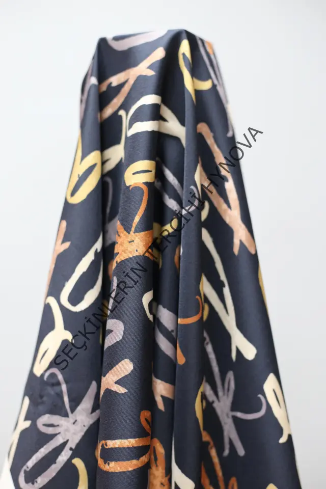 Akel Alfa Twill Eşarp  Geometrik Desenli