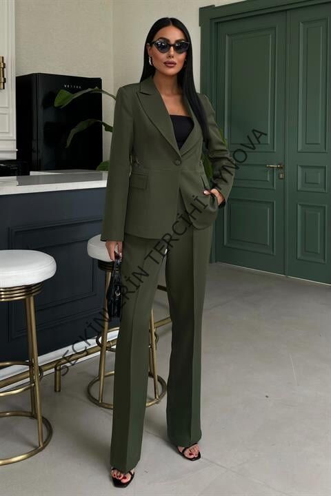 Sırt Dantel Detay Premium Takım Elbise 10031