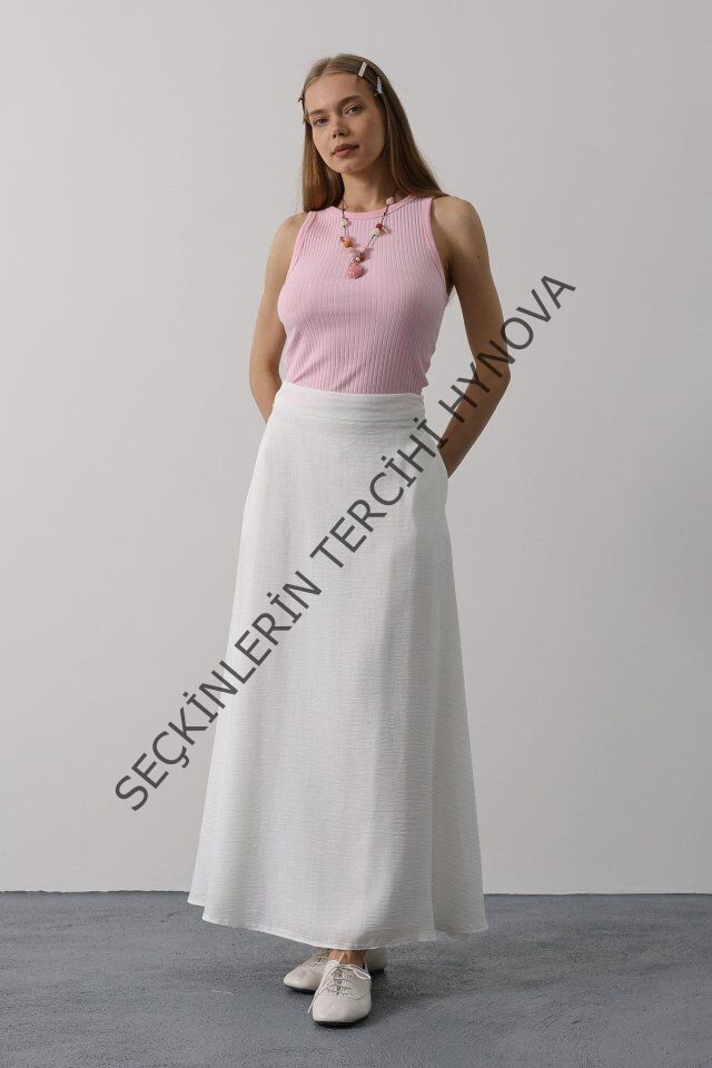 Keten Etek - Beyaz
