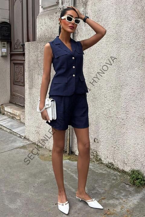 Yelek Şort Viscon Takım 10156-17