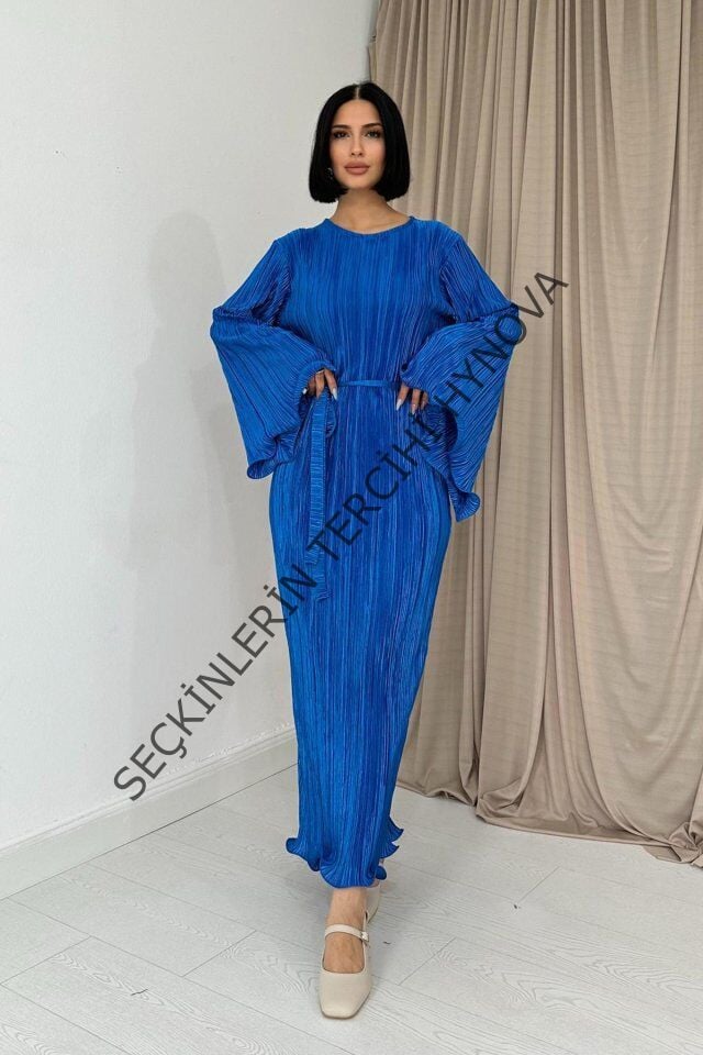 Saks İspanyol Kol Piliseli Elbise