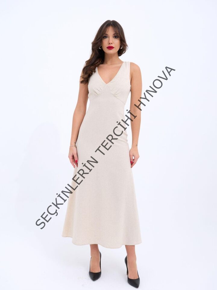 7124 ELBİSE-BEJ