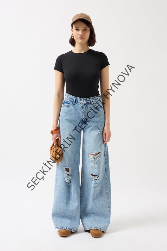 Likralı Basic T-Shirt