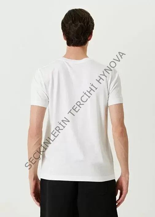 Unisex Basic Bisiklet Yaka Regular T-Shirt - Beyaz