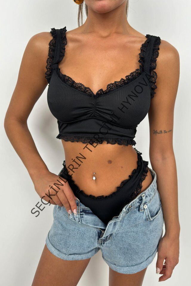 Dantel Detaylı Büstiyer