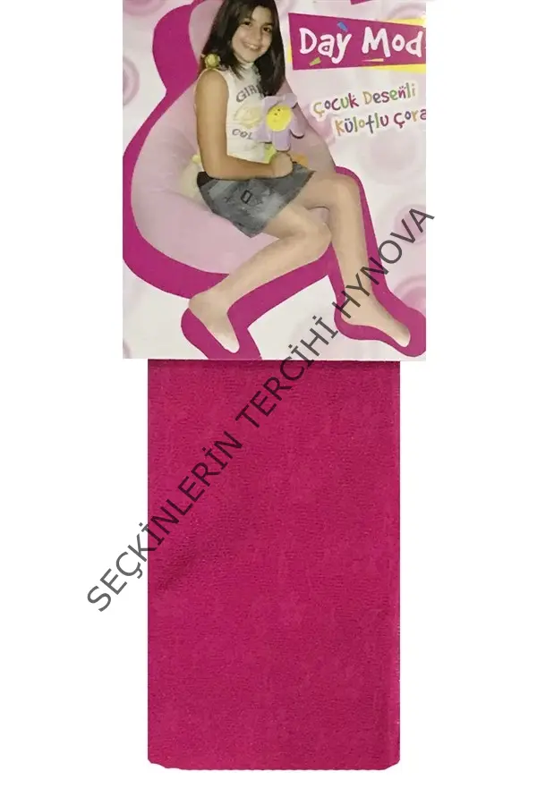 Daymod Sarmaşık Çocuk Desenli Külotlu Çorap