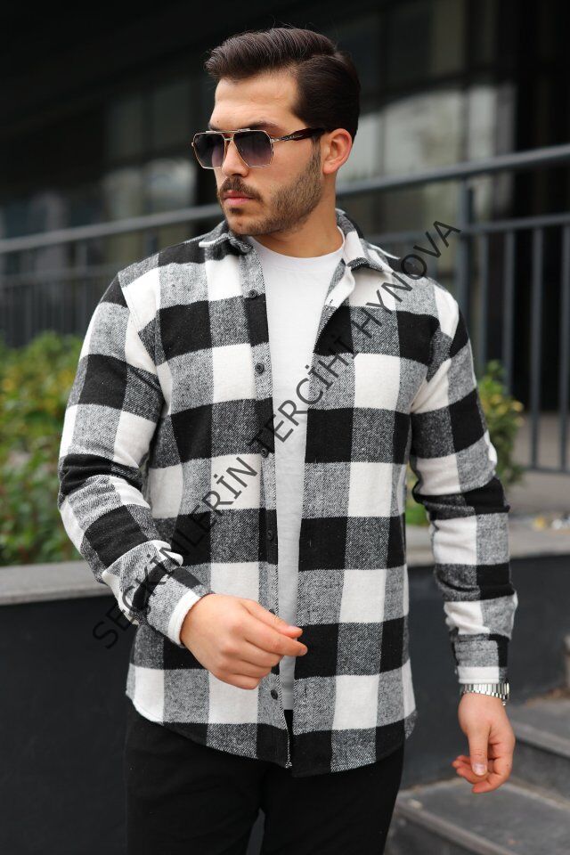 Erkek Ekose Desenli Oduncu Gömlek