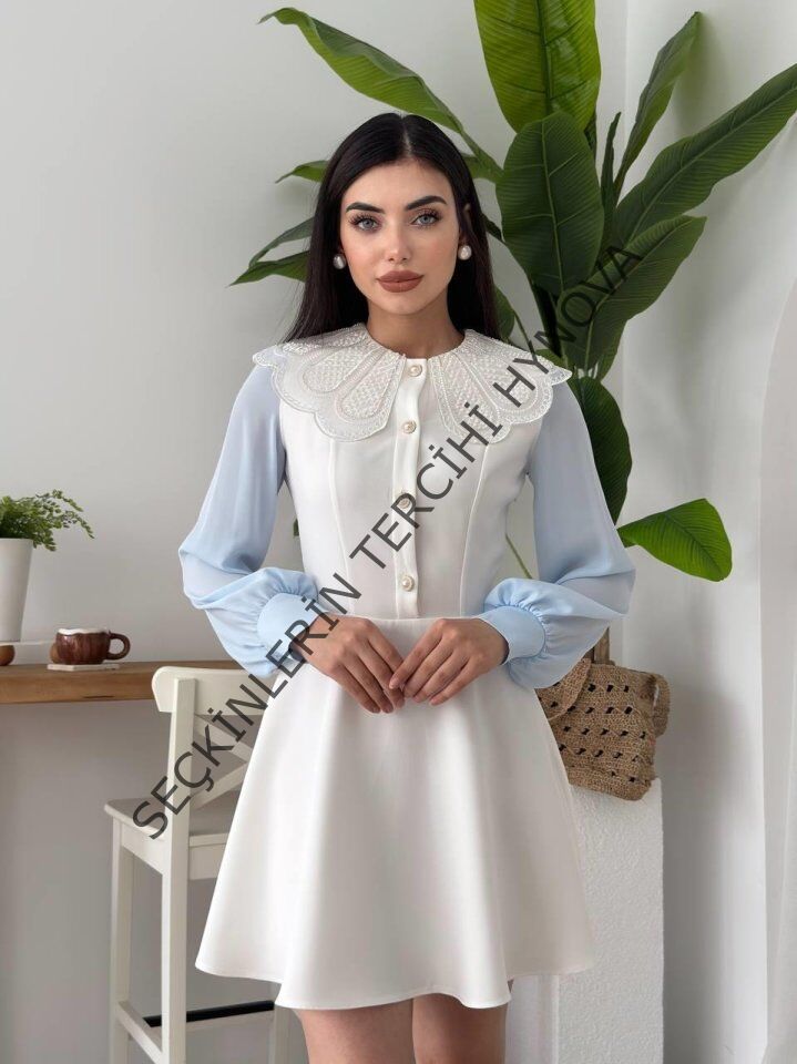 Asıo Bebe Yaka Elbise