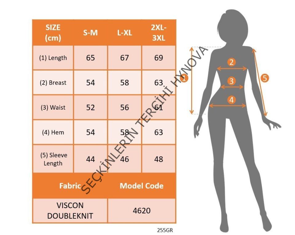 Kadın Uzun Kollu V Yakalı Viskon Iki Iplik Bluz