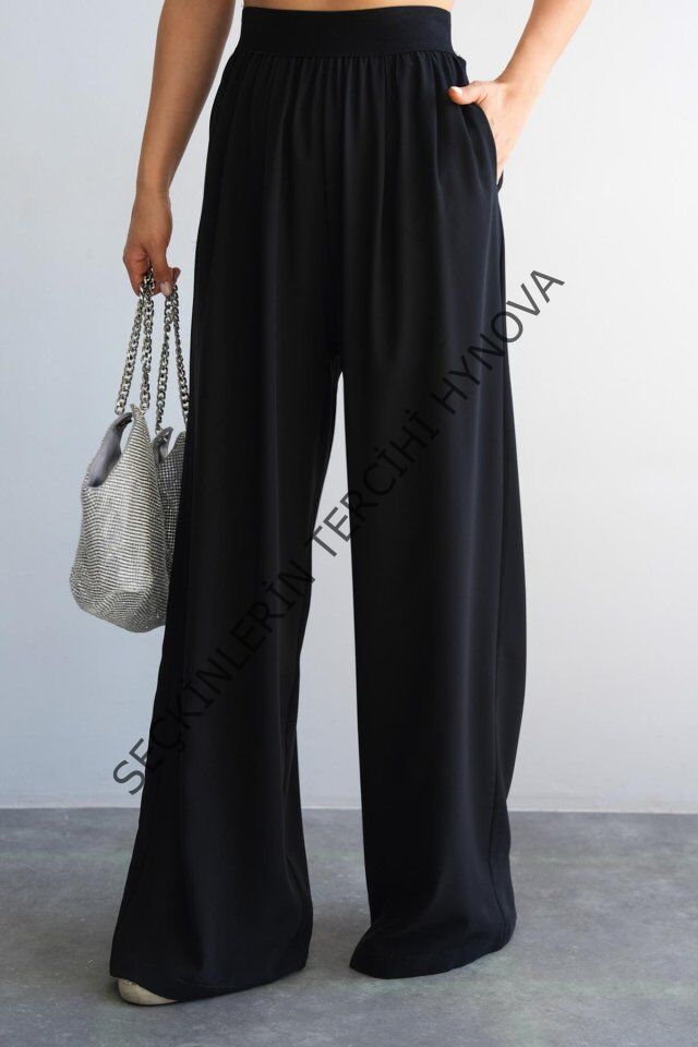 Dokuma Pantolon - Siyah