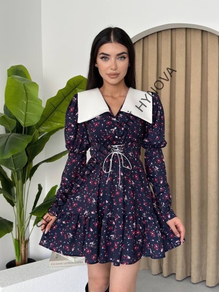 Dreamy İp Detaylı Mini Elbise