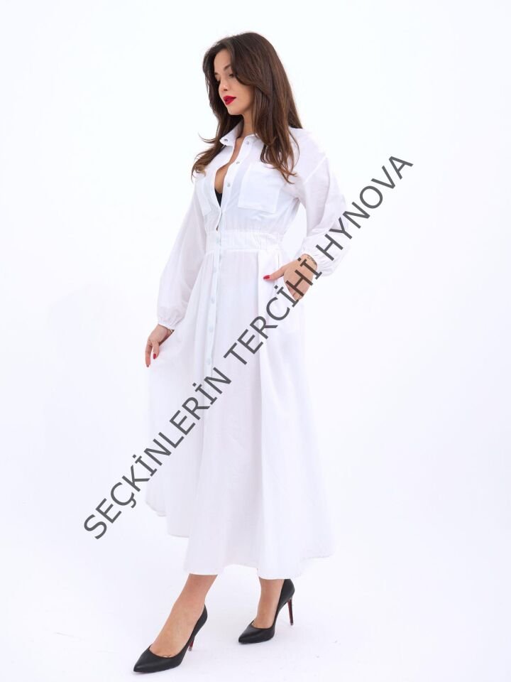 5903 ELBİSE-BEYAZ