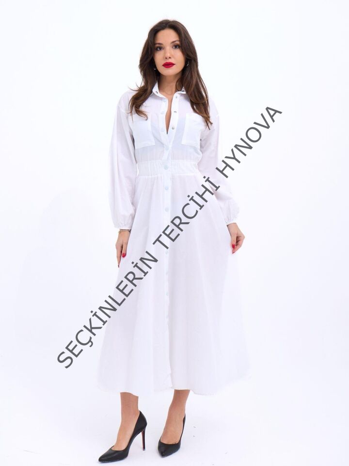 5903 ELBİSE-BEYAZ