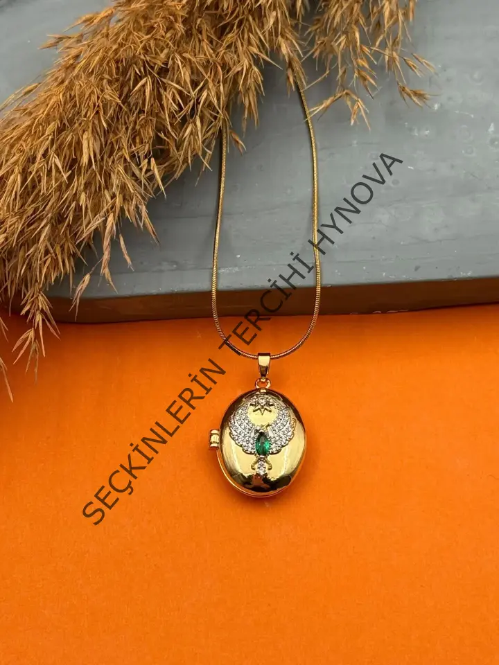 Çelik Kapaklı Kolye 45cm // KOLYE-5528