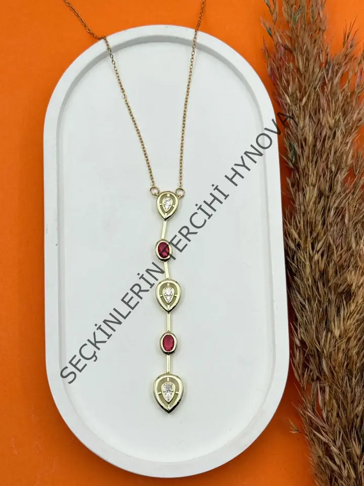 Çelik Y Model Kolye // KOLYE-5487