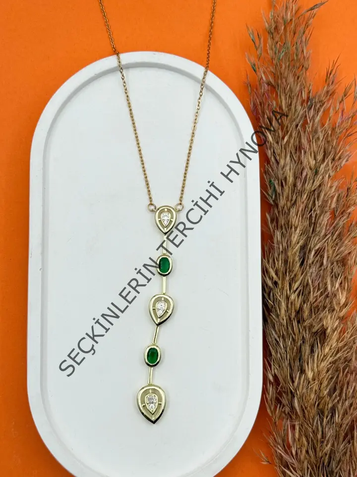 Çelik Y Model Kolye // KOLYE-5489