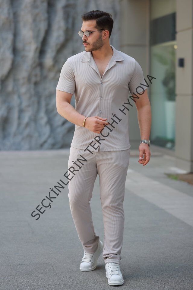 Erkek Ottoman Kumaş Pantolon Gömlek Takım