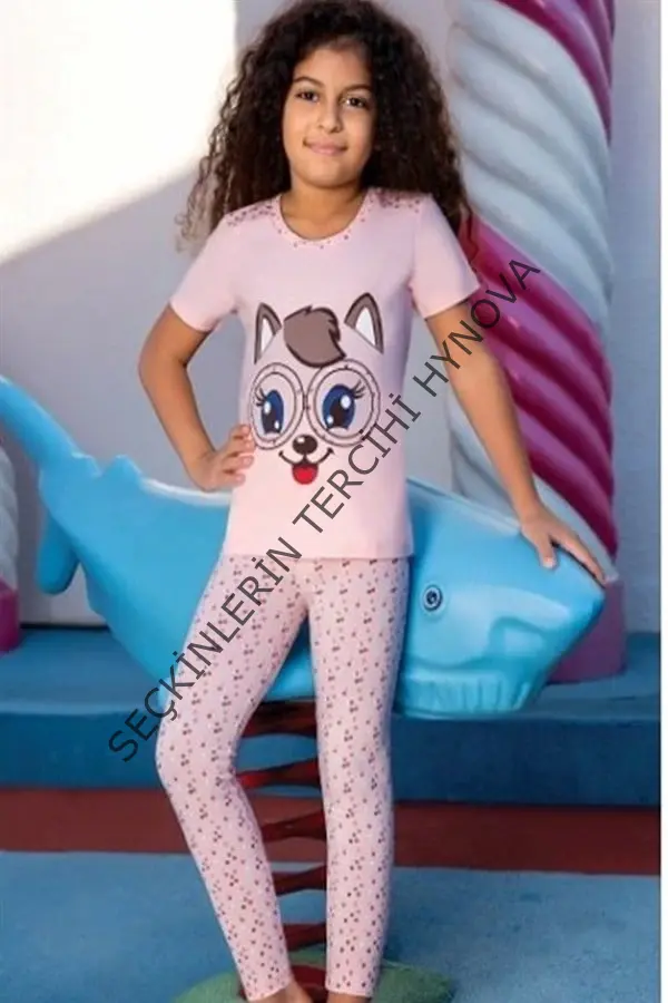 Kız Çocuk Taytlı Takım   6527
