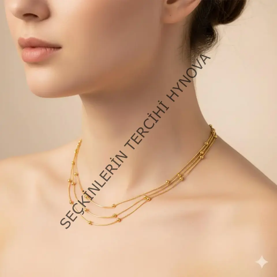 Çelik Kolye 45cm // KOLYE-5632