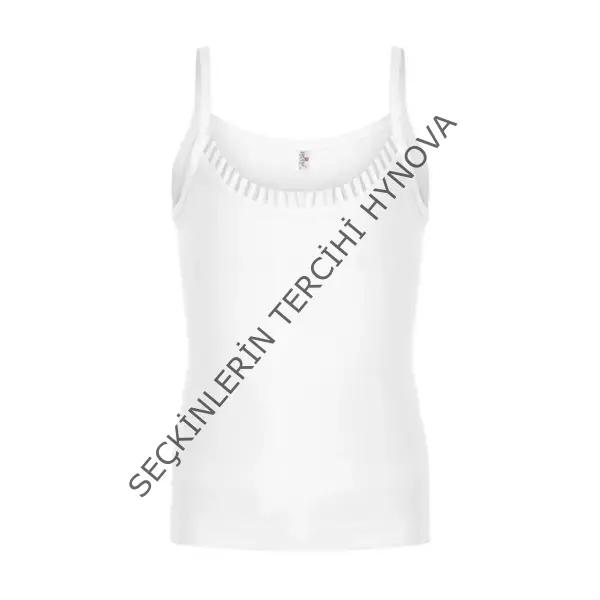 Erdem Kız Çocuk Plıseli Atlet 4052