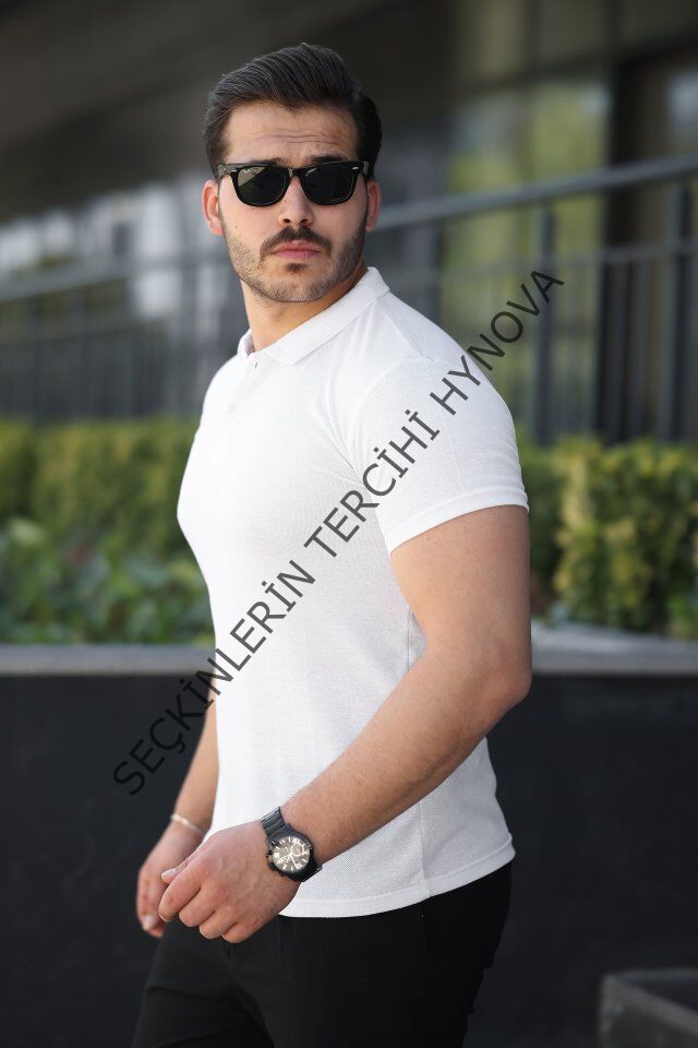 Erkek Kısa Kollu Yakalı Tişört