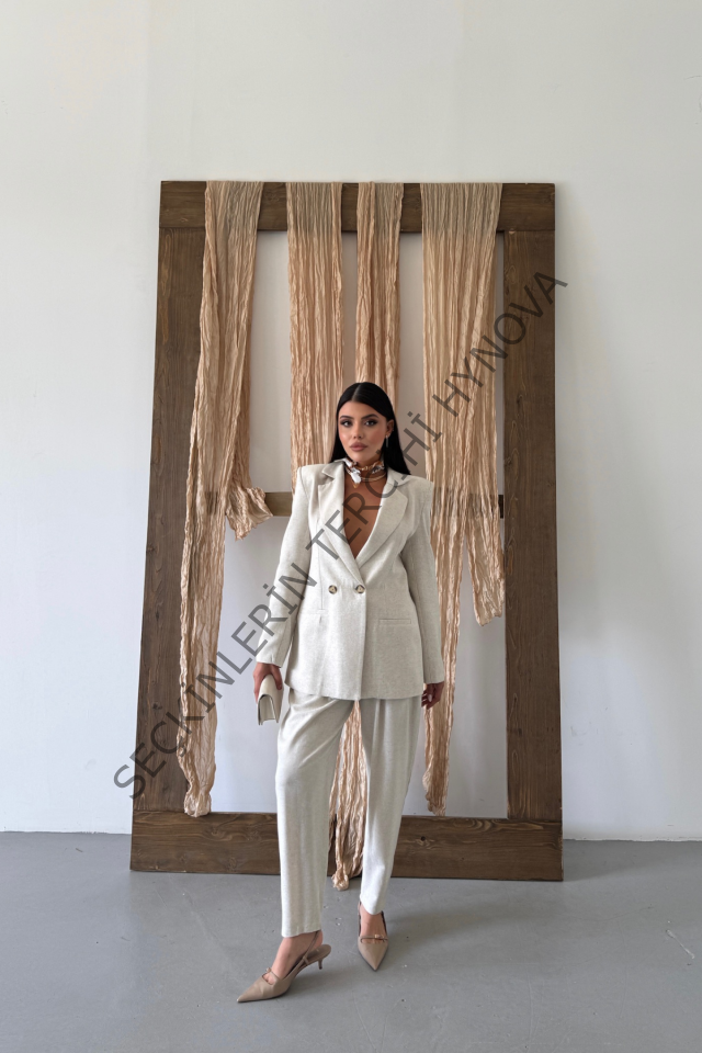 KETEN CEKET - PANTOLON TAKIM - Ham