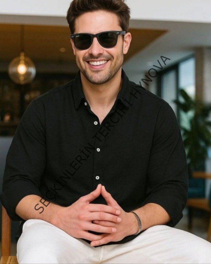 Erkek Uzun Kollu Regular Sofya Keten Gömlek