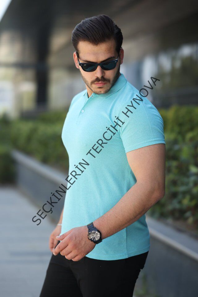 Erkek Kısa Kollu Yakalı Tişört