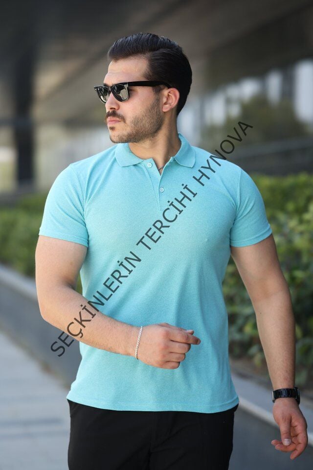 Erkek Kısa Kollu Yakalı Tişört
