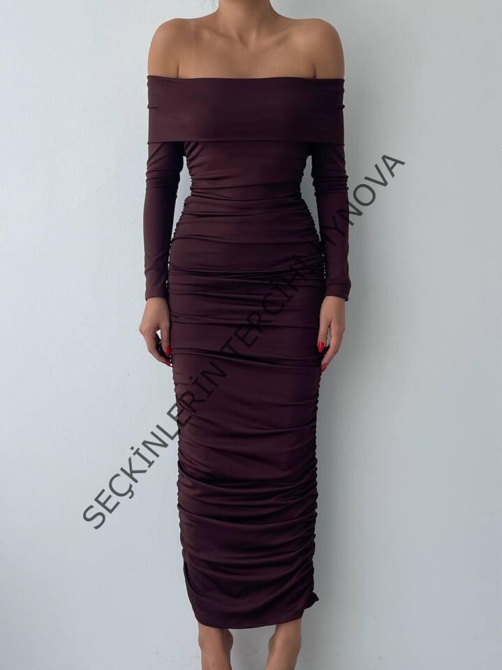 Dakota Drapeli Elbise