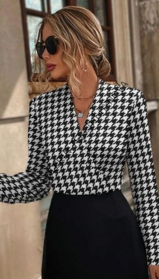 Kadın Uzun Kollu Kruvaze Yakalı üst Dalgıç Alt Ithal Krep Mini Elbise