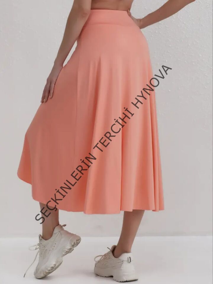 Kadın Cep Detay Taytlı Sandy Etek