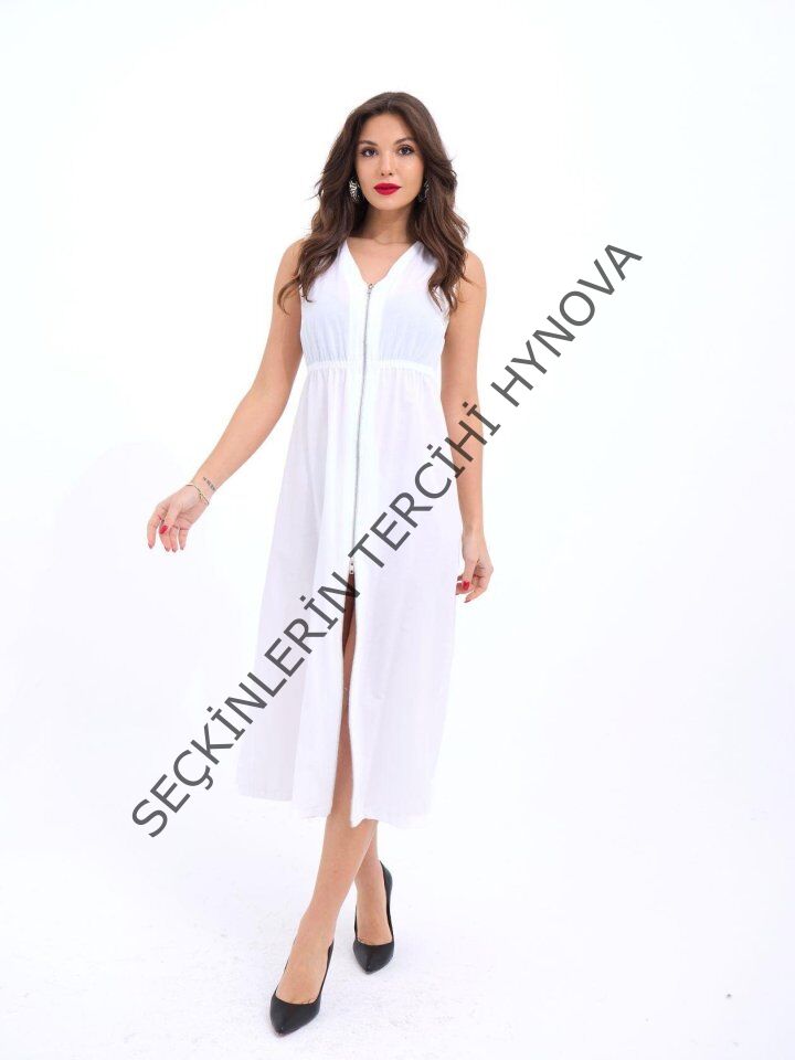 6510 ELBİSE-BEYAZ