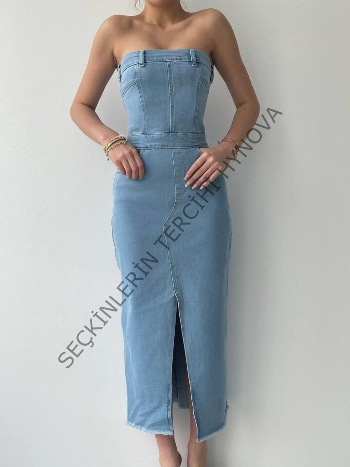 Sonic Straplez Elbise