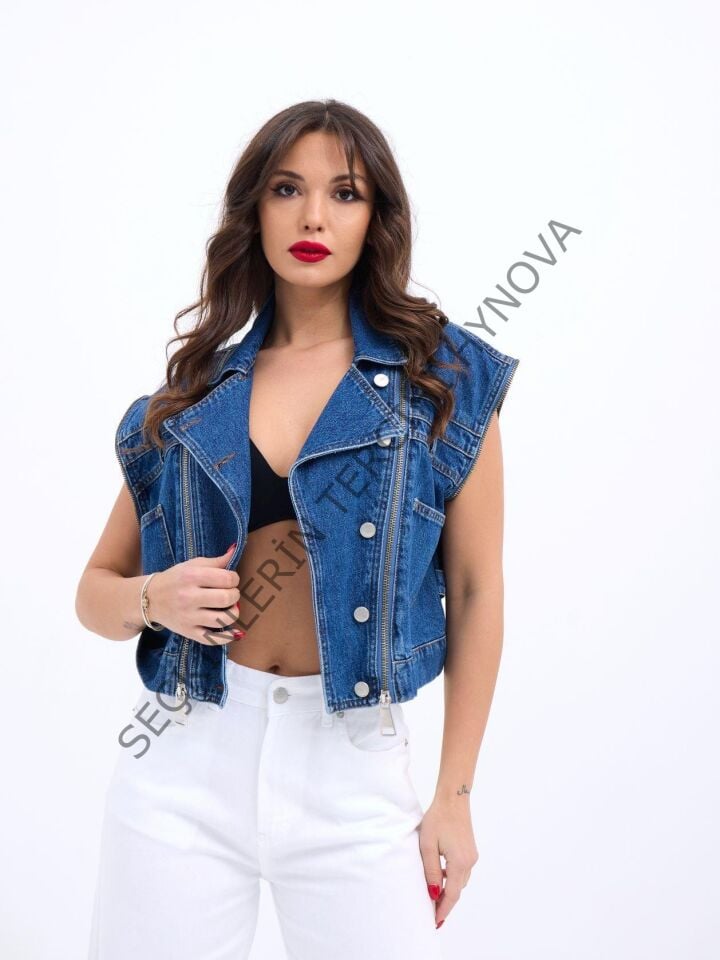 6765 KOT YELEK-MAVİ