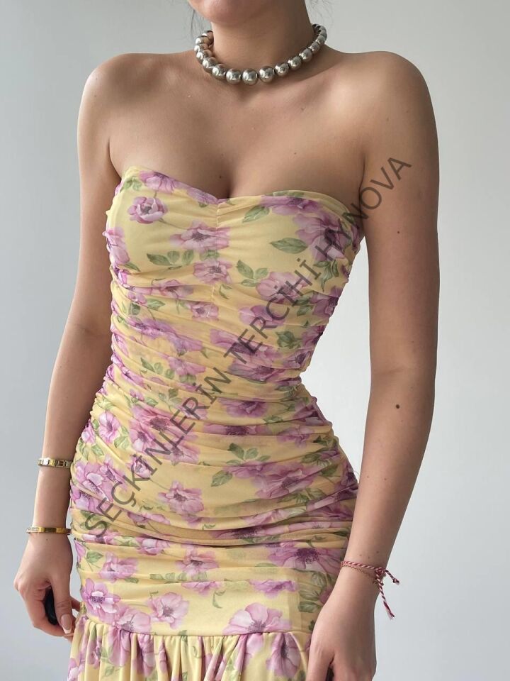 Talia Straplez Elbise