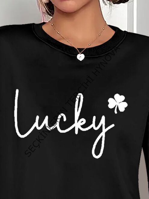 Kadın Uzun Kollu Bisiklet Yaka Viskon Iki Iplik Bluz